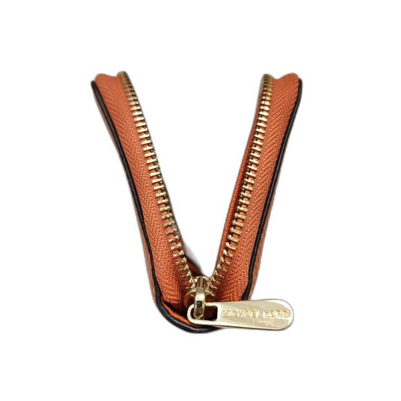 Michael Kors Womens Zip Around Leather Wallet Wristlet - Picture 7 of 9